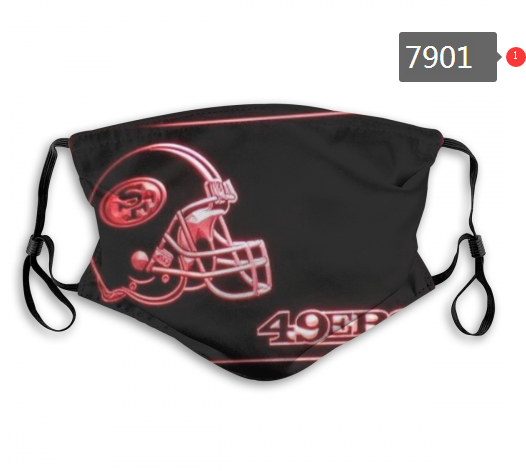 NFL 2020 San Francisco 49ers #13 Dust mask with filter